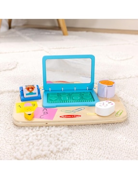 Work Y Play Desktop Activity Board Melissa & Doug juego didáctico infantil unisex