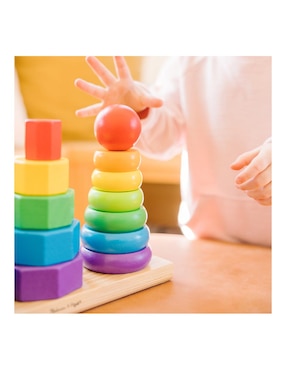 Apilador geométrico Melissa & Doug juego didáctico infantil unisex