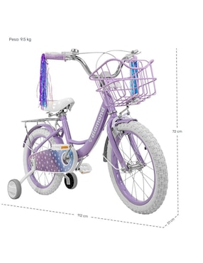 Bicicleta infantil Little Monkey rodada 16 unisex