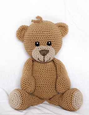 Peluche de oso Zana hecho a mano de 30 cm