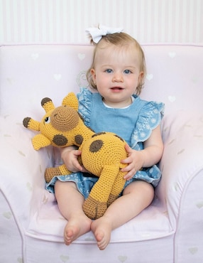 Peluche de jirafa Zana hecho a mano de 34 cm