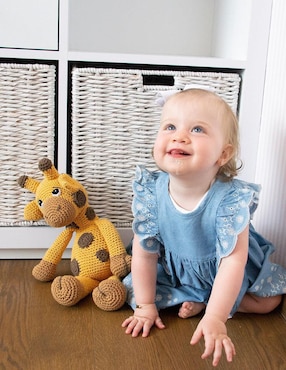 Peluche de jirafa Zana hecho a mano de 34 cm