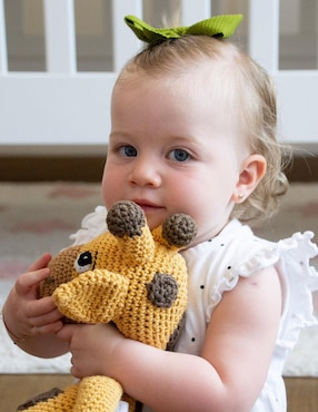 Peluche de jirafa Zana hecho a mano de 34 cm