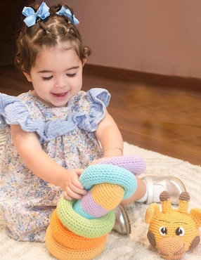 Peluche de jirafa Zana hecho a mano de 30 cm