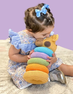 Peluche de jirafa Zana hecho a mano de 30 cm