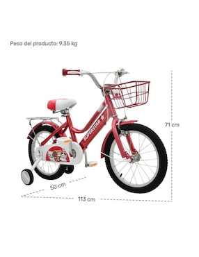 Bicicleta infantil Little Monkey rodada 16 unisex