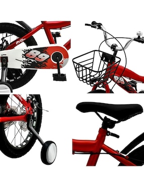 Bicicleta infantil Little Monkey rodada 16 unisex