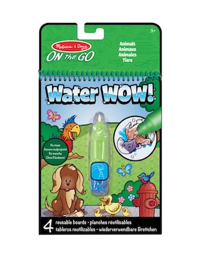 Set Juego Spin Master SM Melissa & Doug MAC APO Water Wow - Animales