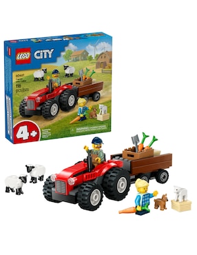 Lego City Tractor Con Remolque Y Oveja 60461