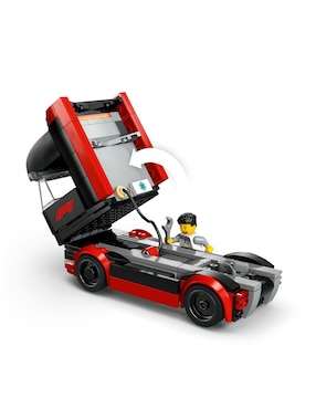 Lego City F1 Truck with RB20 & AMR24 F1 Cars 60445
