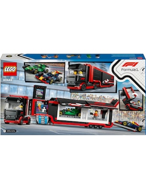 Lego City F1 Truck with RB20 & AMR24 F1 Cars 60445