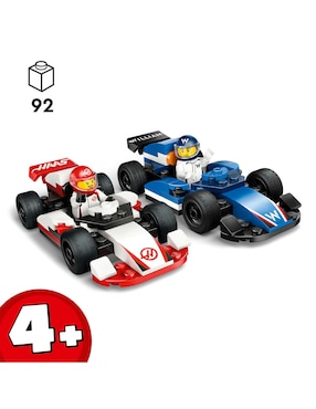 Lego City F1 Williams Racing & Autos de Carrera Haas F1 60464
