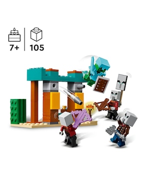Lego Minecraft The Illager Desert Patrol 21267