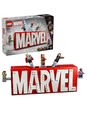 Lego Super Heroes Marvel Logo 76313