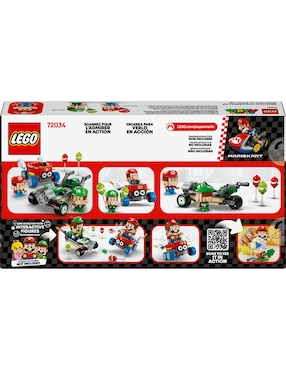 Lego Super Mario Bebé Mario vs. Bebé Luigi 72034 Mario Kart