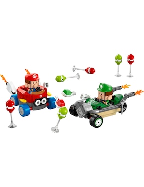 Lego Super Mario Bebé Mario vs. Bebé Luigi 72034 Mario Kart