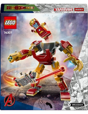 Lego Super Heroes Avengers Armadura Robótica de Iron Man vs. Ultrón 76307 Marvel
