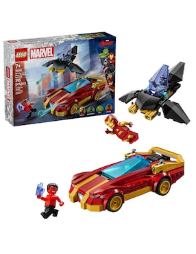 Lego Super Heroes Marvel: Avengers Deportivo De Iron Man Y Black Panther Vs. Hulk Rojo 76310