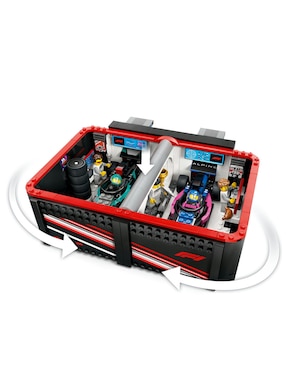 Lego City Garaje de F1 y Auto Mercedes-AMG 6 Alpine 60444