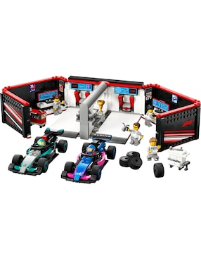 Lego City Garaje de F1 y Auto Mercedes-AMG 6 Alpine 60444