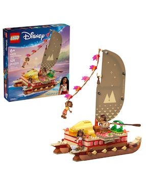 Lego Disney Animation Moana 2 Canoa De Aventuras De Moana 43270