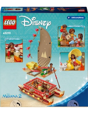 Lego Disney Animation Canoa de Aventuras de Moana 43270