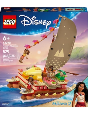 Lego Disney Animation Canoa de Aventuras de Moana 43270