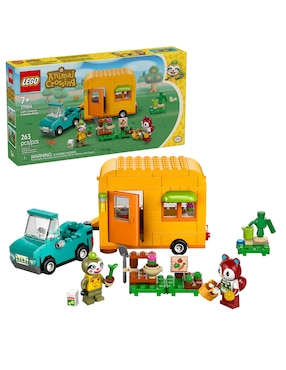 Lego Animal Crossing Caravana Y Puesto De Flores De Gandulio 77054