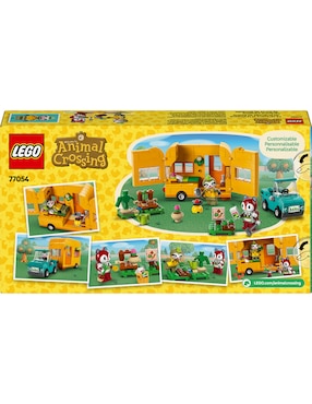 Lego Animal Crossing LEGO Caravana y Puesto de Flores de Gandulio 77054