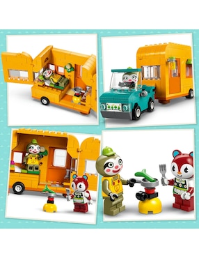 Lego Animal Crossing LEGO Caravana y Puesto de Flores de Gandulio 77054