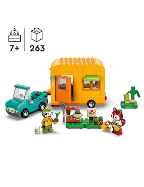 Lego Animal Crossing LEGO Caravana y Puesto de Flores de Gandulio 77054
