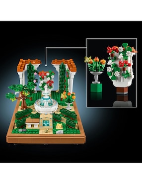 Lego Icons Jardín con fuente 10359