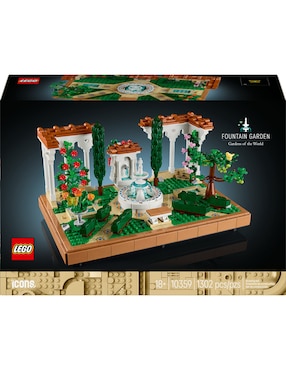 Lego Icons Jardín con fuente 10359