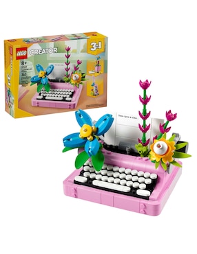 Lego Creator Máquina De Escribir Con Flores 31169 3 En 1