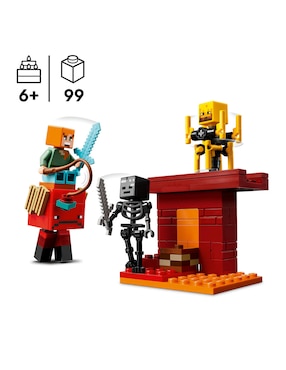 Lego Minecraft La Batalla de Lava del Inframundo 21266