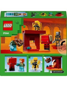 Lego Minecraft La Batalla de Lava del Inframundo 21266