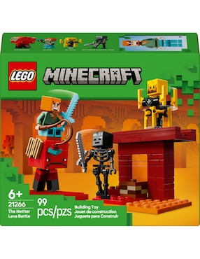 Lego Minecraft La Batalla de Lava del Inframundo 21266