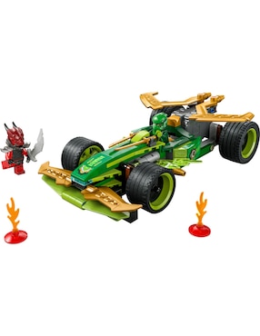 Lego Ninjago Auto de Carreras con Motor de Carga Manual de Lloyd 71828