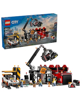 Lego City Deshuesadero Con Coches 60472