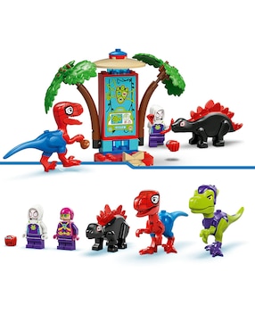 Lego Spidey Spidey y Gobby: Batalla de Raptores en la Base de la Casa del Árbol 11200 Marvel