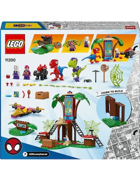 Lego Spidey Spidey y Gobby: Batalla de Raptores en la Base de la Casa del Árbol 11200 Marvel