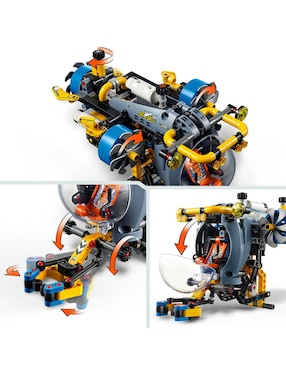 Lego Technic Submarino de Aguas Profundas 42201