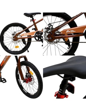 Bicicleta infantil Centurfit rodada 20 unisex