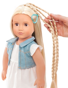 Muñeca Our Generation Phoebe cabello largo