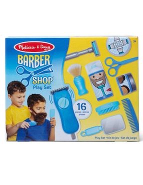 Barber Shop Play Set Melissa & Doug juego didáctico para niño