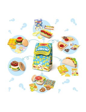 Kit de alimentos sorpresa Melissa & Doug ¿Qué hay para comer? juego recreativo unisex