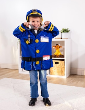 Disfraz Oficial de Policía Melissa & Doug juego de rol para niños