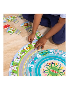 Rompecabezas animales Tracks Floor Puzzle Melissa & Doug 50 piezas