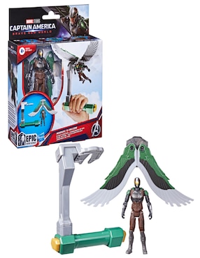 Figura de acción articulada Captain America Brave New World Falcon collectors Marvel con movimiento