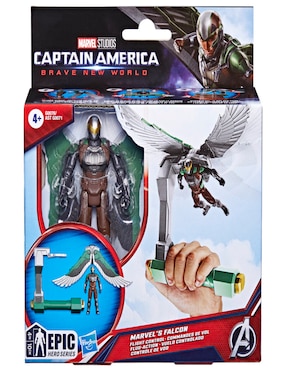Figura de acción articulada Captain America Brave New World Falcon collectors Marvel con movimiento